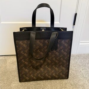 Coach Field Tote 30 Truffle Black